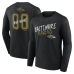 Именная футболка с длинным рукавом Baltimore Ravens Black Hustle Name & Number