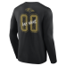 Именная футболка с длинным рукавом Baltimore Ravens Black Hustle Name & Number
