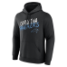 Именная толстовка Carolina Panthers Black Hustle Name & Number
