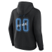Именная толстовка Carolina Panthers Black Hustle Name & Number