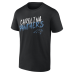 Именная футболка Carolina Panthers Black Hustle Name & Number