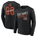 Cincinnati Bengals Black Hustle Personalized Name & Number Long Sleeve T-Shirt Cincinnati Bengals Black Hustle Personalized Name & Number Long Sleeve T-Shirt