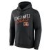 Cincinnati Bengals Black Hustle Personalized Name & Number Hoodie