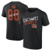 Cincinnati Bengals Black Hustle Personalized Name & Number T-Shirt