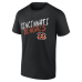 Cincinnati Bengals Black Hustle Personalized Name & Number T-Shirt