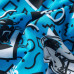 Carolina Panthers Chubbies Blue Game Day Fit Classic Lined Swim Trunks