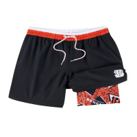 Cincinnati Bengals Chubbies Black The Secret Lined Swim Trunks
