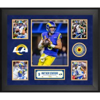 Matthew Stafford Los Angeles Rams Fanatics Authentic Framed 20 x 24 5-Photo Collage with a Piece of Game-Used Football - Limited Edition of 500