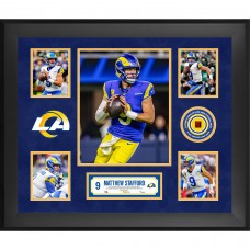 Matthew Stafford Los Angeles Rams Fanatics Authentic Framed 20 x 24 5-Photo Collage with a Piece of Game-Used Football - Limited Edition of 500 Matthew Stafford Los Angeles Rams Fanatics Authentic Framed 20 x 24 5-Photo Collage with a Piece of Game-Used Football - Limited Edition of 500