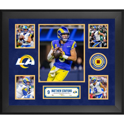 Matthew Stafford Los Angeles Rams Fanatics Authentic Framed 20 x 24 5-Photo Collage with a Piece of Game-Used Football - Limited Edition of 500