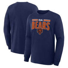 Футболка с длинным рукавом Chicago Bears Navy Da Bears Футболка с длинным рукавом Chicago Bears Navy Da Bears