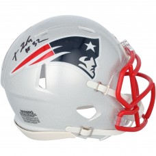 TreVeyon Henderson New England Patriots Autographed Fanatics Authentic Riddell Speed Mini Helmet TreVeyon Henderson New England Patriots Autographed Fanatics Authentic Riddell Speed Mini Helmet