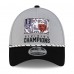 Бейсболка Chicago Bears New Era Gray/Black 2025 NFC North Division Champions Locker Room Trophy Collection 9FORTY