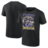 Футболка Baltimore Ravens Lamar Jackson Black Notorious