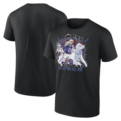 Футболка Buffalo Bills Josh Allen Black Notorious
