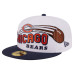 Бейсболка Chicago Bears New Era White/Navy Retro Swoop 59FIFTY