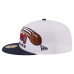 Бейсболка Chicago Bears New Era White/Navy Retro Swoop 59FIFTY