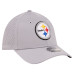 Бейсболка Men'sPittsburgh Steelers New Era Gray 39THIRTY M-Crown Stretch