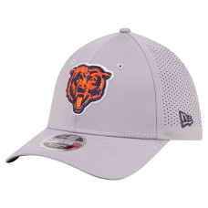 Бейсболка Men'sChicago Bears New Era Gray 39THIRTY M-Crown Stretch