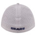 Бейсболка Men'sChicago Bears New Era Gray 39THIRTY M-Crown Stretch