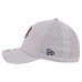 Бейсболка Men'sChicago Bears New Era Gray 39THIRTY M-Crown Stretch