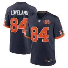 Джерси Colston Loveland Chicago Bears Nike 2026 Rivalries Collection Game - Navy
