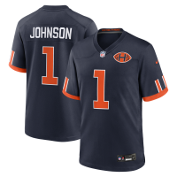 Джерси Jaylon Johnson Chicago Bears Nike 2026 Rivalries Collection Game - Navy