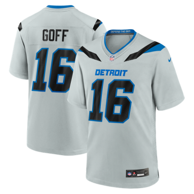 Джерси Jared Goff Detroit Lions Nike 2026 Rivalries Collection Game - Silver