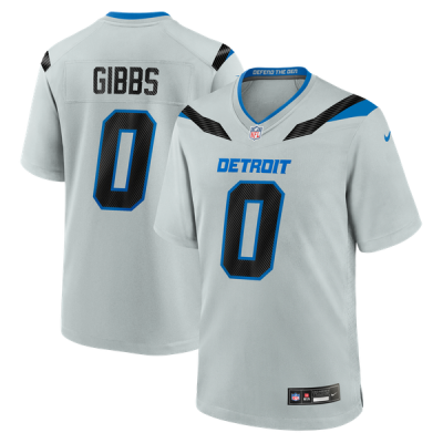 Джерси Jahmyr Gibbs Detroit Lions Nike 2026 Rivalries Collection Game - Silver