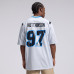 Джерси Aidan Hutchinson Detroit Lions Nike 2026 Rivalries Collection Game - Silver