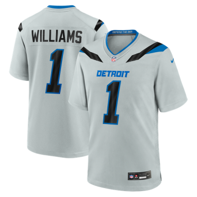 Джерси Jameson Williams Detroit Lions Nike 2026 Rivalries Collection Game - Silver