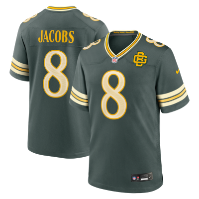 Джерси Josh Jacobs Green Bay Packers Nike 2026 Rivalries Collection Game - Green