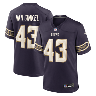 Джерси Andrew Van Ginkel Minnesota Vikings Nike 2026 Rivalries Collection Game - Purple