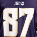 Джерси T.J. Hockenson Minnesota Vikings Nike 2026 Rivalries Collection Game - Purple