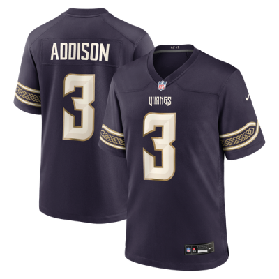 Джерси Jordan Addison Minnesota Vikings Nike 2026 Rivalries Collection Game - Purple