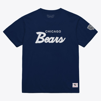 Футболка Chicago Bears Mitchell & Ness Navy Head Coach Classic