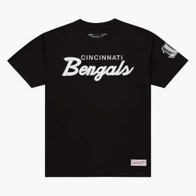 Футболка Cincinnati Bengals Mitchell & Ness Black Head Coach Classic