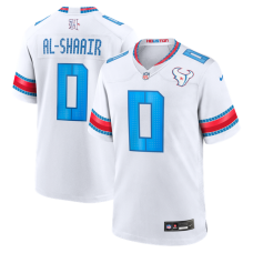 Джерси Azeez Al-Shaair Houston Texans Nike 2026 Rivalries Collection Game - White