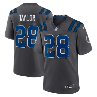 Джерси Jonathan Taylor Indianapolis Colts Nike 2026 Rivalries Collection Game - Anthracite