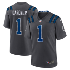 Джерси Ahmad Sauce Gardner Indianapolis Colts Nike 2026 Rivalries Collection Game - Anthracite