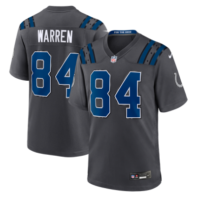 Джерси Tyler Warren Indianapolis Colts Nike 2026 Rivalries Collection Game - Anthracite