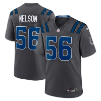 Джерси Quenton Nelson Indianapolis Colts Nike 2026 Rivalries Collection Game - Anthracite