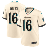 Джерси Trevor Lawrence Jacksonville Jaguars Nike 2026 Rivalries Collection Game - Natural