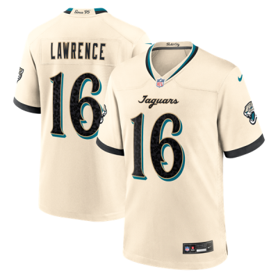 Джерси Trevor Lawrence Jacksonville Jaguars Nike 2026 Rivalries Collection Game - Natural