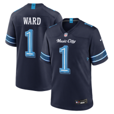 Джерси Cameron Ward Tennessee Titans Nike 2026 Rivalries Collection Game - Navy