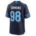Джерси Jeffery Simmons Tennessee Titans Nike 2026 Rivalries Collection Game - Navy
