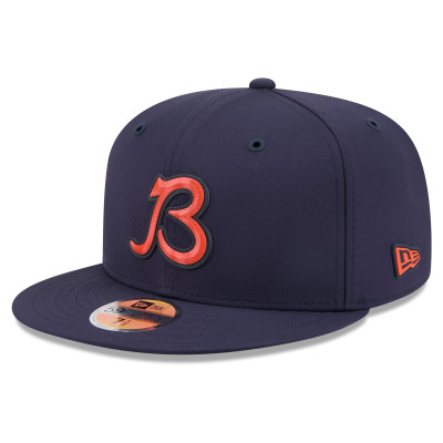 Бейсболка Chicago Bears New Era Navy 2026 Sideline Alternate 59FIFTY