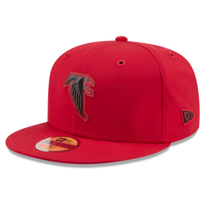 Бейсболка Atlanta Falcons New Era Red 2026 Sideline Throwback 59FIFTY