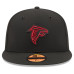 Бейсболка Atlanta Falcons New Era Black 2026 Sideline 59FIFTY