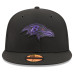 Бейсболка Baltimore Ravens New Era Black 2026 Sideline 59FIFTY